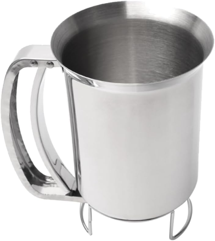 GLEAVI Stainless Steel Batter Dispenser for Pancakes Cupcakes Waffles Professional Kitchen Tool - Image 1